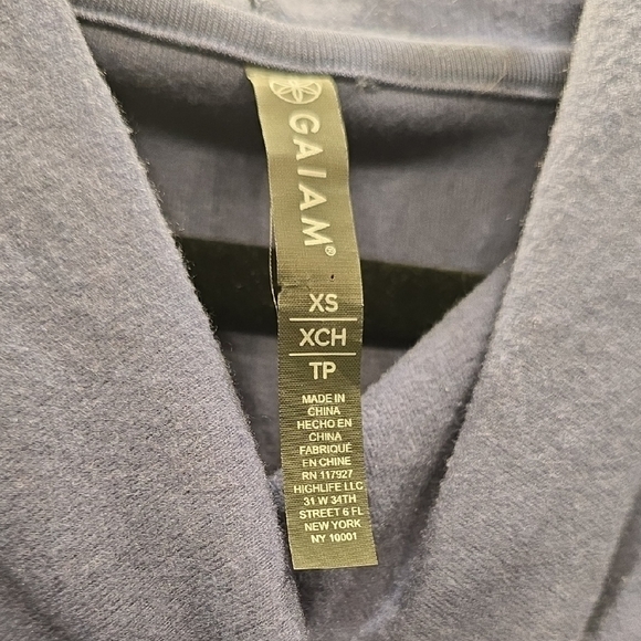 GAIAM Women's Relaxed Cowl Neck Sweatshirt in Purple - Picture 2 of 13